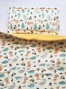 Set chăn ga gối đệm bằng vải muslin vải xô mềm mại